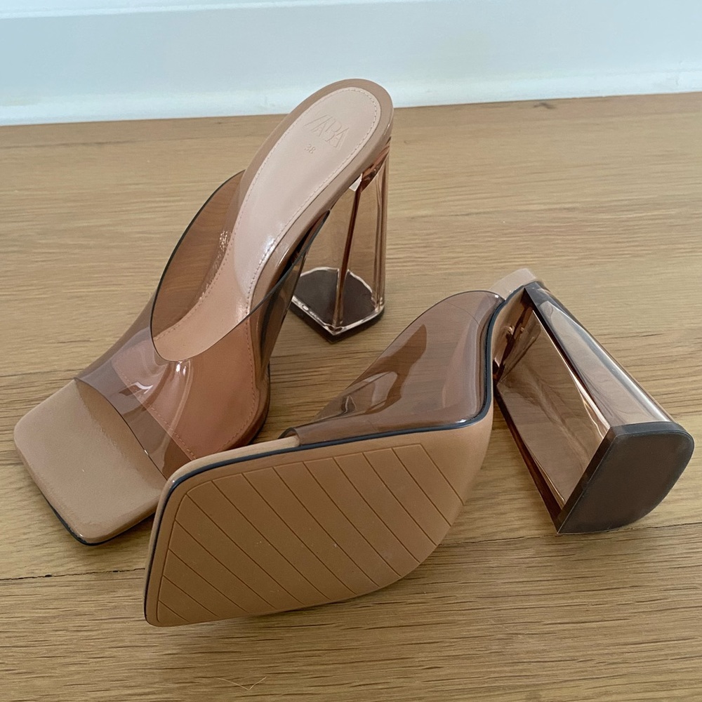 NEW nude ZARA heels US 7.5